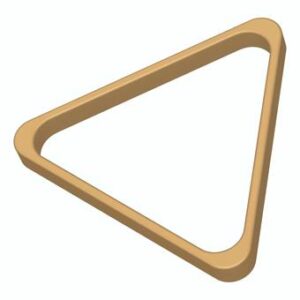 Billiards wooden triangle